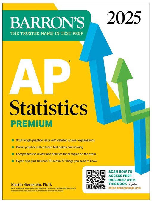 Title details for AP Statistics Premium, 2025 by Barron's Educational Series - Wait list